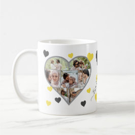 Taza De Café Collage de fotos de compromiso café Mug