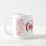 Taza De Café Collage de fotos de estilo rojo Merry Christmas Tr<br><div class="desc">Collage de fotos de Estilo Rojo Feliz Coffee Mug de árbol de Navidad. Inserta sus fotos de forma sencilla y sencilla. Un hermoso ilustracion de vacaciones de invierno crea un gran ánimo antes de las próximas vacaciones de Año Nuevo. El café en una taza así te calentará y te dará...</div>