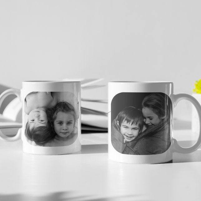 Taza De Café Collage de Fotos de Mamá Moderna (Subido por el creador)