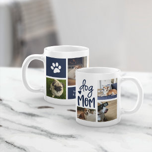 Taza De Café Collage de fotos de Mascota de perro lindo tae taz
