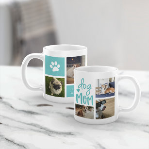 Taza De Café Collage de fotos de Mascota de perro lindo tae taz