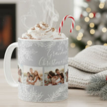 Collage de Fotos de Navidad Personalizado y Elegan
