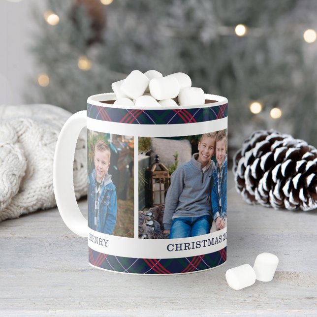Taza De Café Collage de fotos de Navidades de Personalizados de (Subido por el creador)