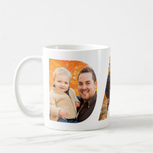 Taza De Café Collage de fotos de papá