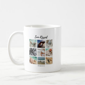 Taza De Café Collage de fotos de Recuerdos besados por el sol