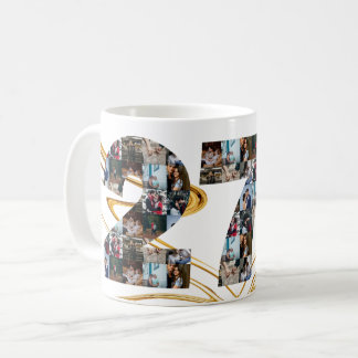 Taza De Café Collage de fotos de regalos de 27 años por año