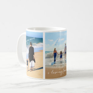 Taza De Café Collage de fotos de su familia Café Mug Personaliz