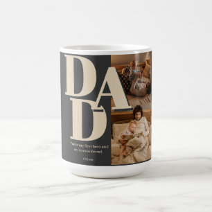 Taza De Café Collage de fotos del Día del Padre personalizado  