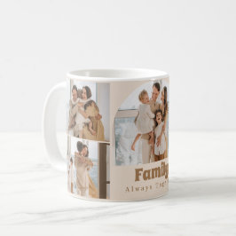 Taza De Café Collage de fotos familiar - 5 fotos y texto Person