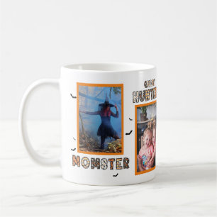 Taza De Café Collage de fotos familiar, Halloween lindo y diver