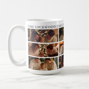 Taza De Café Collage de Fotos Familiares Recuerdo I Multi Image