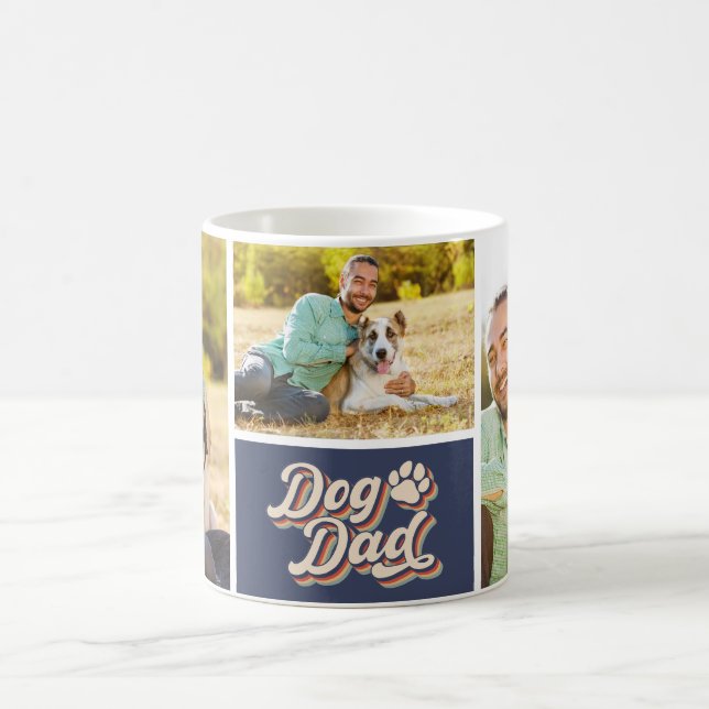 Taza De Café Collage de fotos | Impresión de papas de perro (Centro)