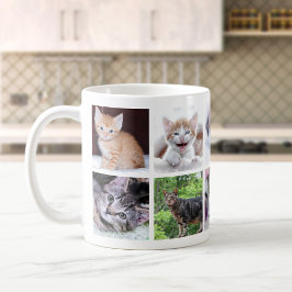 Taza De Café Collage de fotos Mascota familiar