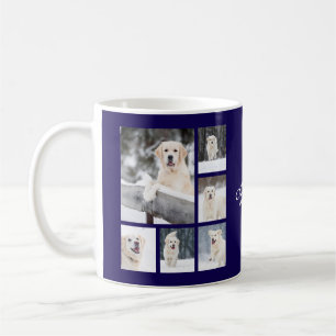 Taza De Café Collage de fotos mascota personalizado