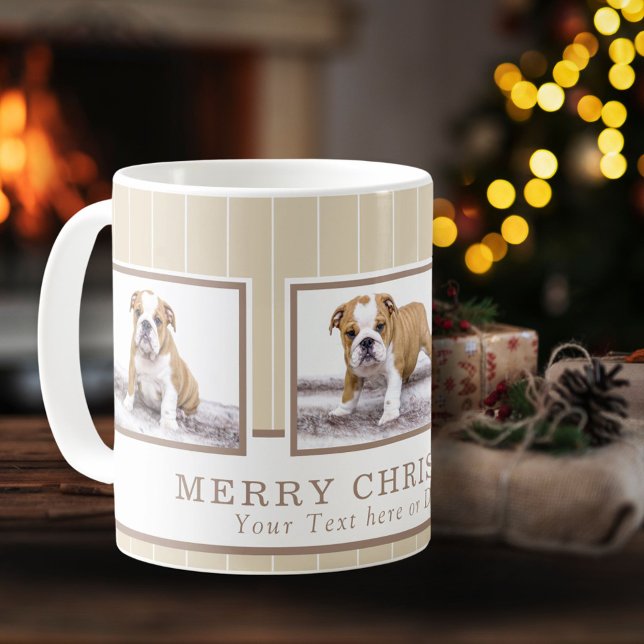 Taza De Café Collage de fotos Mascota personalizado de Navidade (Subido por el creador)