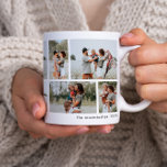 Taza De Café Collage de fotos mínimo simple de 10<br><div class="desc">Simple Mínimo De 10 Collages de fotos De Café Mug. Haga clic en el botón de edición para personalizar con sus fotos y texto.</div>