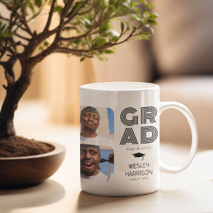 Taza De Café Collage de fotos moderno de GRAD 4x Graduado