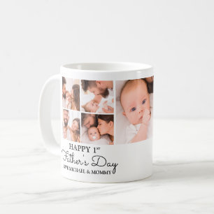 Taza De Café Collage de fotos moderno lindo Feliz Día de los Pr