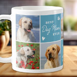 Taza De Café Collage de fotos moderno y personalizado de 7 DOG<br><div class="desc">Presentamos nuestra moderna y elegante peluca Perro Mom, el regalo perfecto para cualquier amante del perro! Esta taza de moda presenta un collage moderno de fotos personalizados y el mensaje personalizado para mostrar tu amor por tu amigo. Como madre de perro no hay nada mejor que masturbarse con tu cachorro...</div>