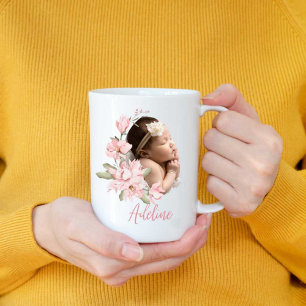 Taza De Café Collage de fotos nacido en el bebé Nueva Mug Moder