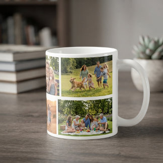 Taza De Café Collage de Fotos Personalizadas & Imagen Personali