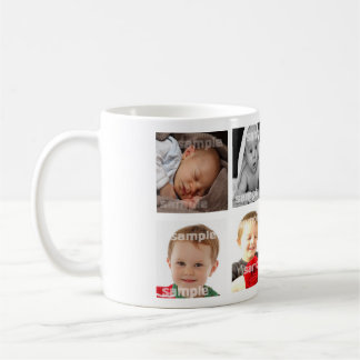 Taza De Café Collage de fotos personalizado