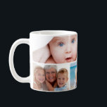 Taza De Café Collage de fotos personalizado<br><div class="desc">Empieza tu día con recuerdos que importan. Esta taza personalizada de cuatro Collages de fotos es la manera perfecta de tomar tu bebida favorita mientras muestras tus caras favoritas. Personalizar con cuatro preciadas fotos -piensen en la familia, amigos, mascotas o momentos especiales- y agrega un nombre o mensaje para que...</div>