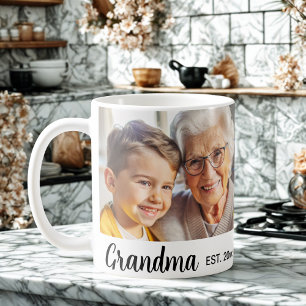 Taza De Café Collage de fotos personalizado de la elegante y mo