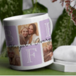 Taza De Café Collage de fotos Personalizado de los Mejores Amig<br><div class="desc">¡Celebra tu vínculo inquebrantable con esta foto-foto-tonta de los "Mejores Amigos para siempre"! Con letras en negrita "BFF" y espacio para 7 de tus fotos favoritas, este diseño te permite crear tu propio keepsake personalizado. Añade tus nombres o un mensaje sincero para hacerlo único tuyo. Esta taza es un regalo...</div>