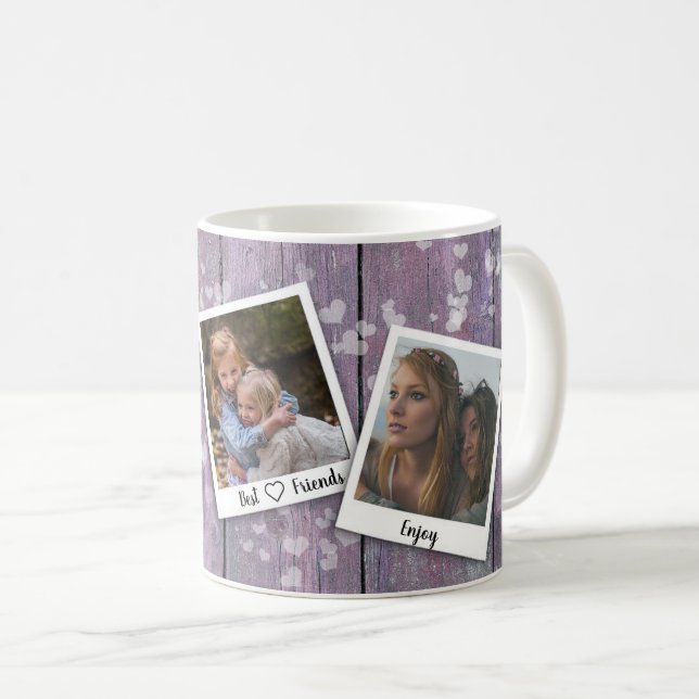 Taza De Café Collage de fotos Personalizado Mug por los mejores (Anverso derecho)