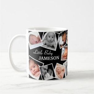 Taza De Café Collage de fotos personalizado para familia con 17