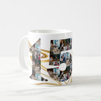Taza De Café Collage de fotos Regalos de 15 años por año
