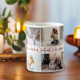 Taza De Café Collage de fotos rosa feliz Día de la Madre