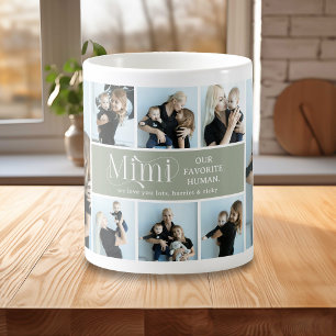 Taza De Café Collage de Fotos Sentimental Recuerdo de Mimi