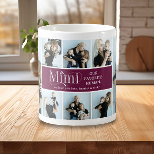 Taza De Café Collage de Fotos Sentimentales Recuerdo de Mimi