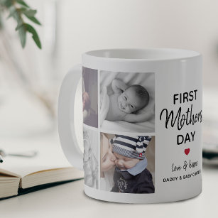 Taza De Café Collage de imágenes del Día de la Madre   Mami