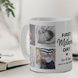 Taza De Café Collage de imágenes del Día de la Madre | Mami