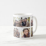 Taza De Café Collage de ocho fotos sin texto<br><div class="desc">Con manchas para 8 fotos,  esta taza de collage hace un gran regalo para abuelos,  padrinos y cualquier otra persona a quien le gusten las fotos de ti o de tu familia!</div>
