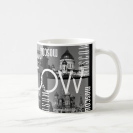 Taza De Café Collage de paisajes urbanos de la arquitectura rus
