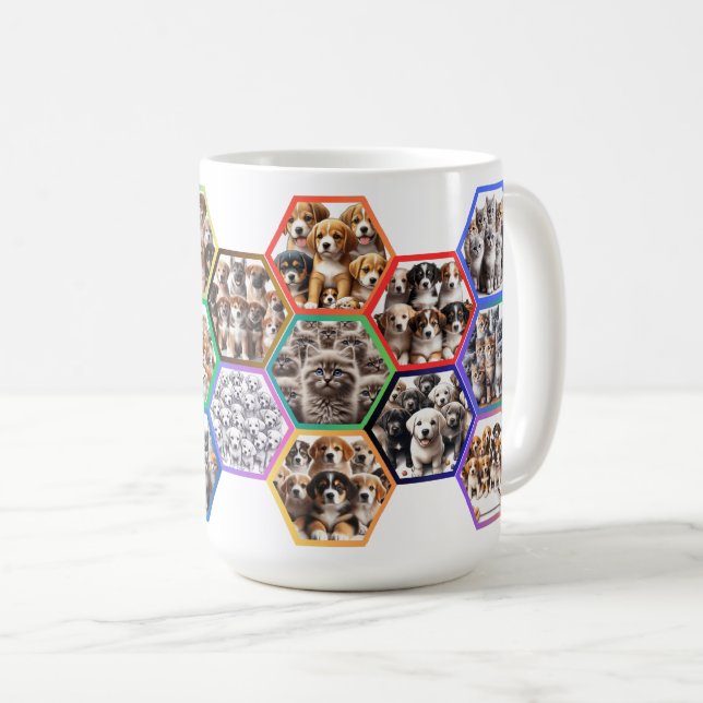 Taza De Café Collage de Paws and Whiskers (Paws y Whiskers): Un (Anverso derecho)