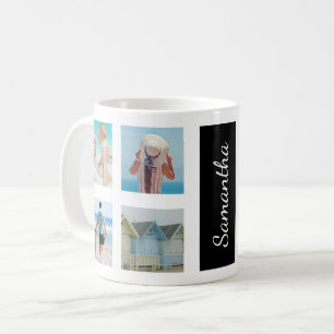 Taza De Café Collage de personalizado 8 plazas de foto personal