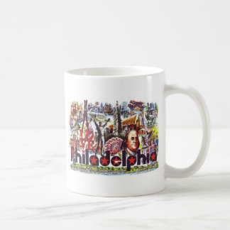 Taza De Café Collage de Philadelphia