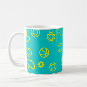 Taza De Café Collage de temporada de verano