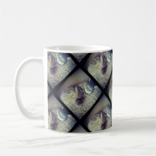 Taza De Café Collage de un gato por Shirley Taylor