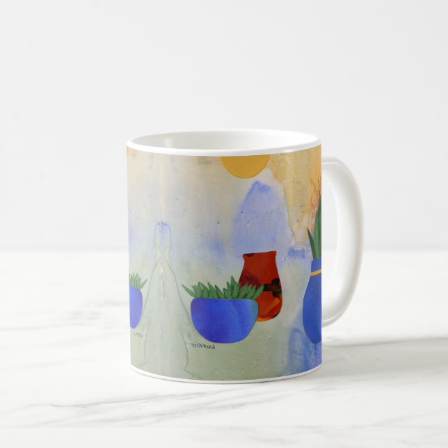 Taza De Café Collage de verano de Tucson   (Anverso derecho)