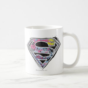 Taza De Café Collage del logotipo de Supergirl