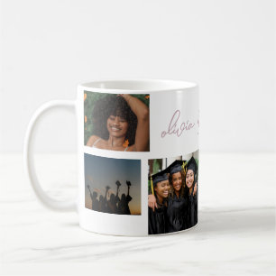 Taza De Café Collage Editable Multi Photo Grad 2023 School