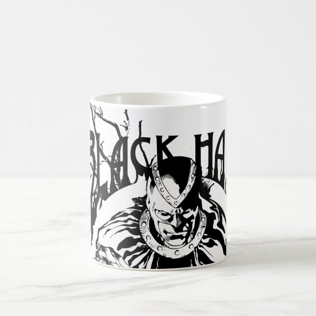 Taza De Café Collage gráfico Black Hand 0, negro y blanco (Centro)