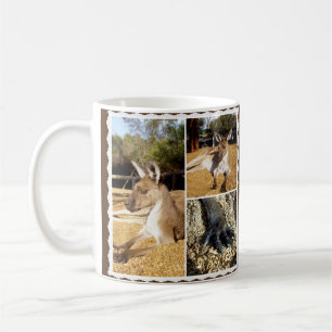 Taza De Café Collage Kangaroo Picture, Coffee Mug