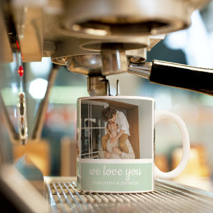 Taza De Café Collage moderno foto de papá mejor regalo